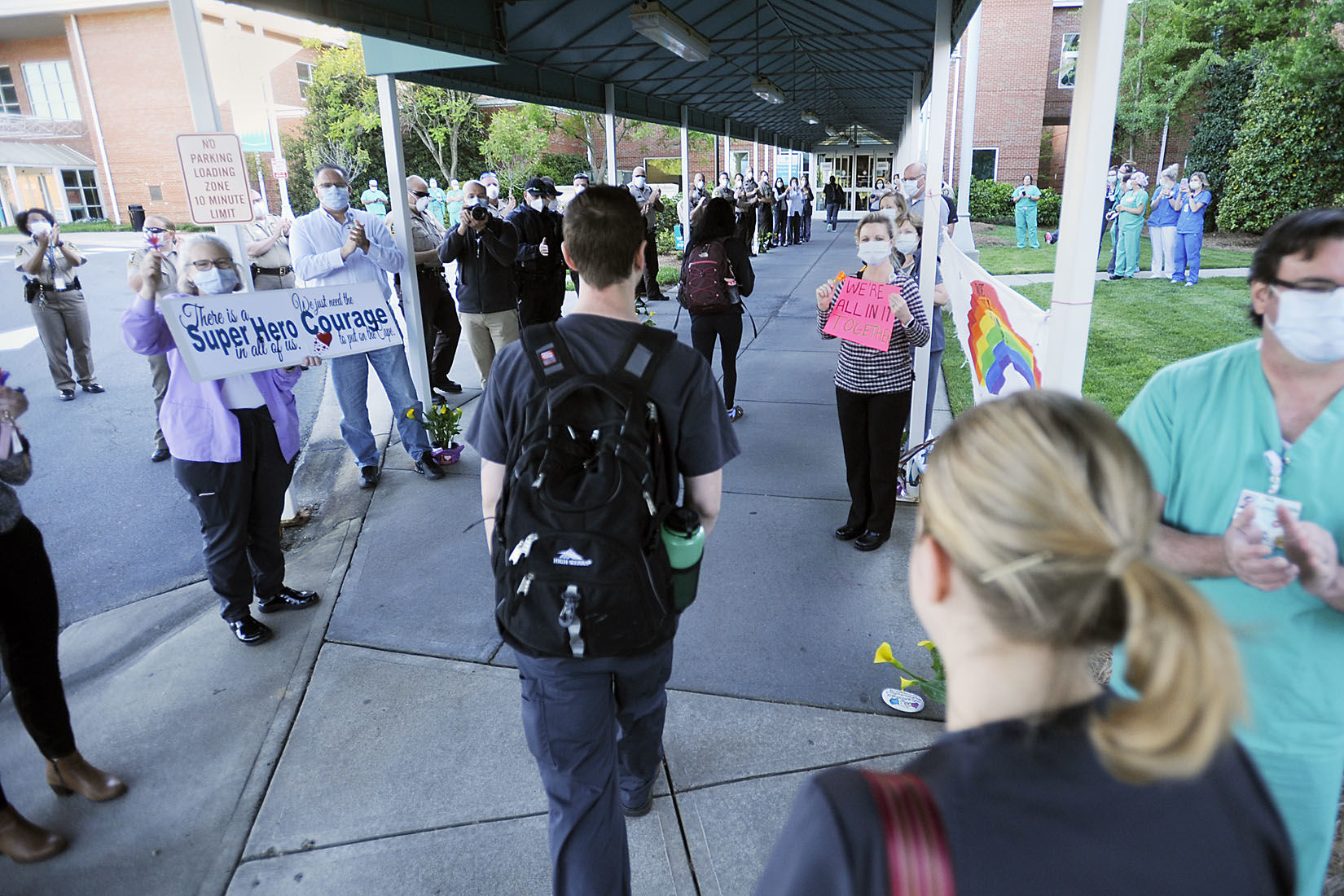 First Responders Salute Atrium Health Workers